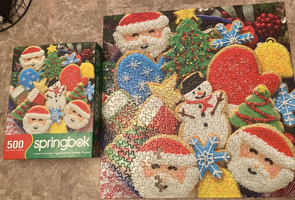 Cookies & Christmas - Springbok 🇺🇸 puzzle collectible [Barcode 091683107551] - Main Image 2