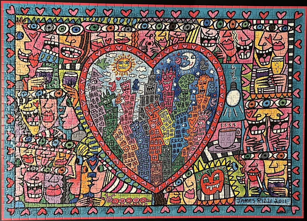 All That Love In The Middle Of The City*-611, 5/3/24-SOLD - Ravensburger puzzle collectible [Barcode 4005556811250] - Main Image 2