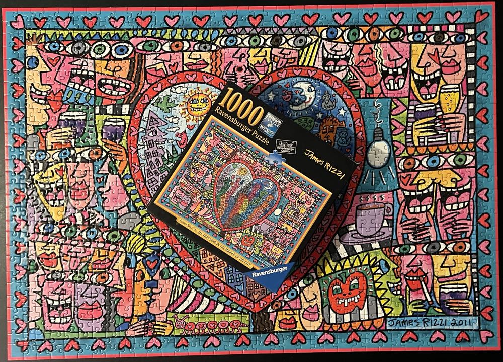 All That Love In The Middle Of The City*-611, 5/3/24-SOLD - Ravensburger puzzle collectible [Barcode 4005556811250] - Main Image 4