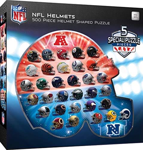 NFL Helmets - Master Pieces puzzle collectible [Barcode 705988919114] - Main Image 1