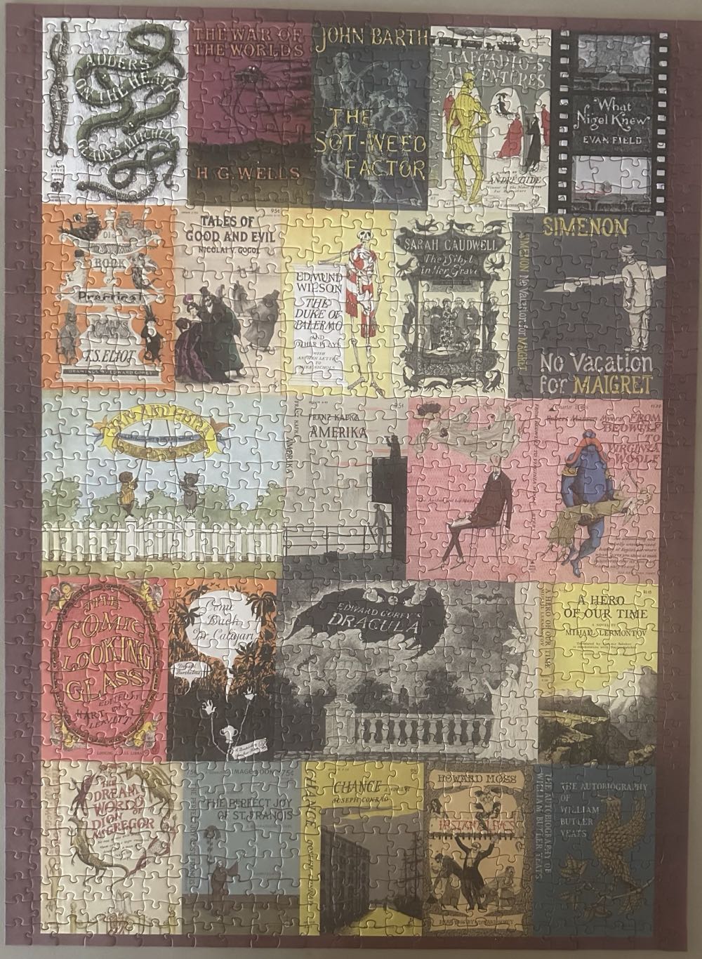Edward Gorey’s Book Covers - SOLD - Pomegranate puzzle collectible [Barcode 9780764984617] - Main Image 2