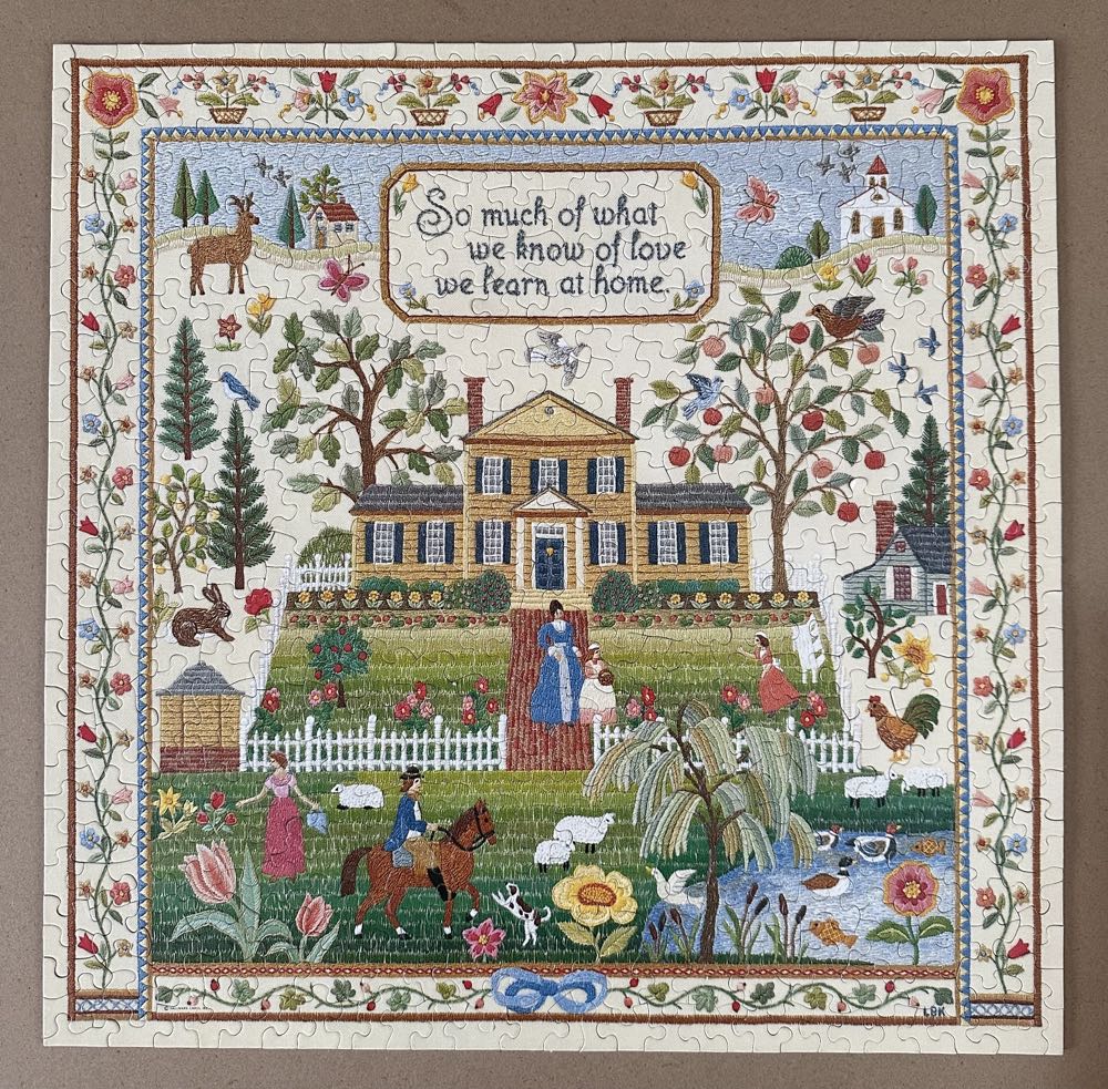 The Art Of The Sampler (C,S) - Springbok puzzle collectible - Main Image 2