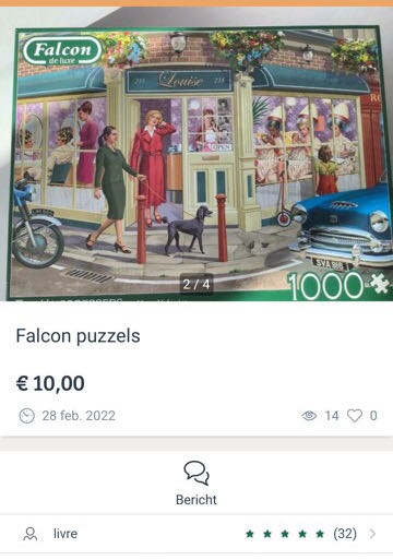 The Hairdressers - Falcon puzzle collectible [Barcode 8710126113233] - Main Image 4