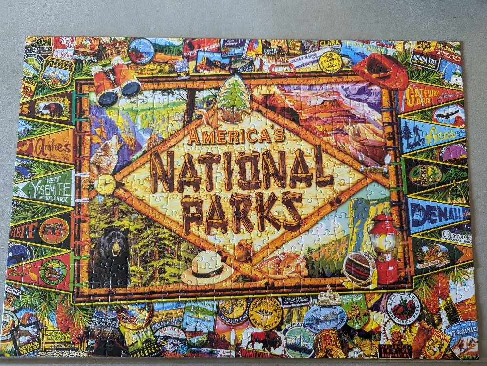 America’s National Parks (Verified by Me)🧩 - Buffalo puzzle collectible [Barcode 079346037339] - Main Image 3