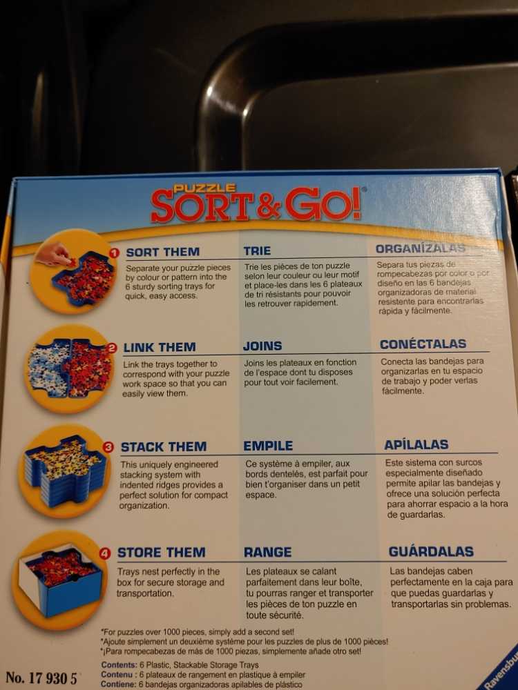 Puzzle Sort & Go!  - Ravensburger puzzle collectible [Barcode 4005556179305] - Main Image 2