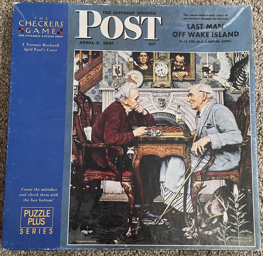 The Checkers Game - Springbok puzzle collectible - Main Image 2