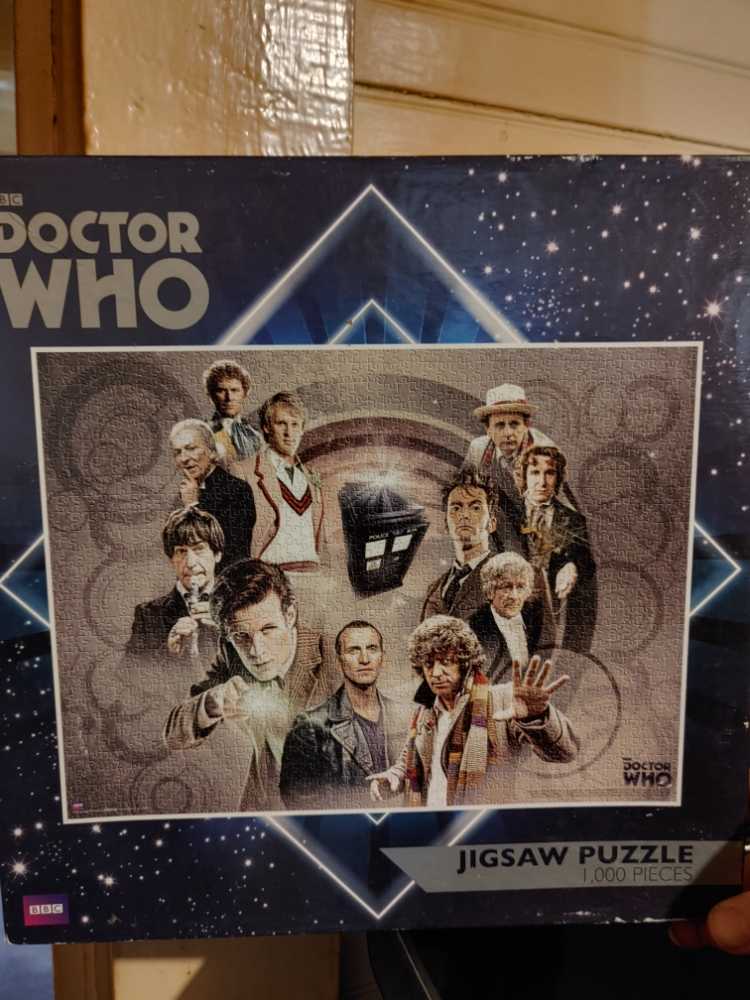 Red Birdhouse and Chickadees