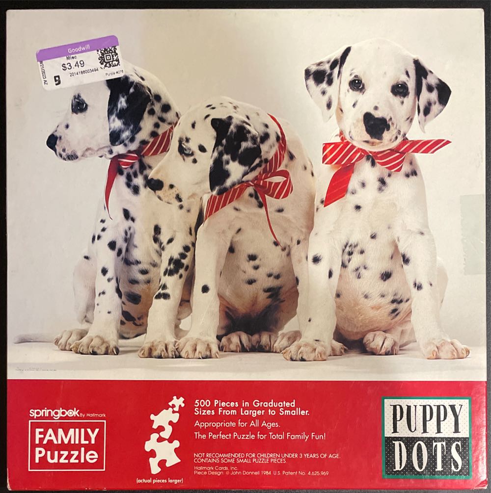 Puppy Dots - Springbok puzzle collectible - Main Image 3