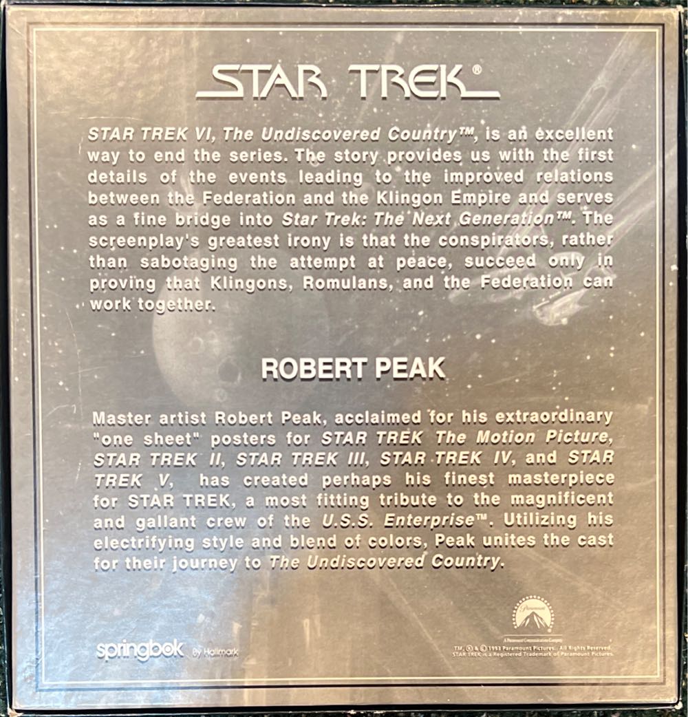 Star Trek Journey To The Undiscovered Country - Springbok puzzle collectible - Main Image 2