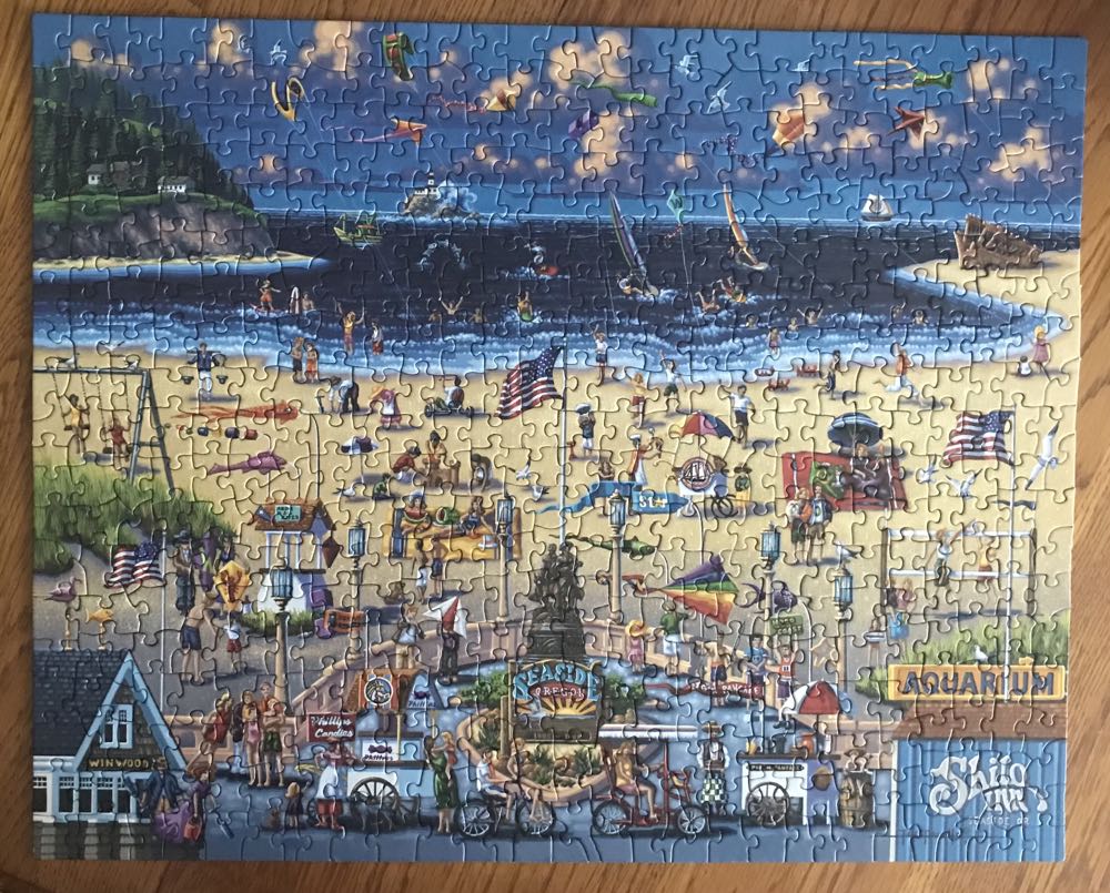 Seaside - Dowdle Puzzles puzzle collectible [Barcode 671095202169] - Main Image 2