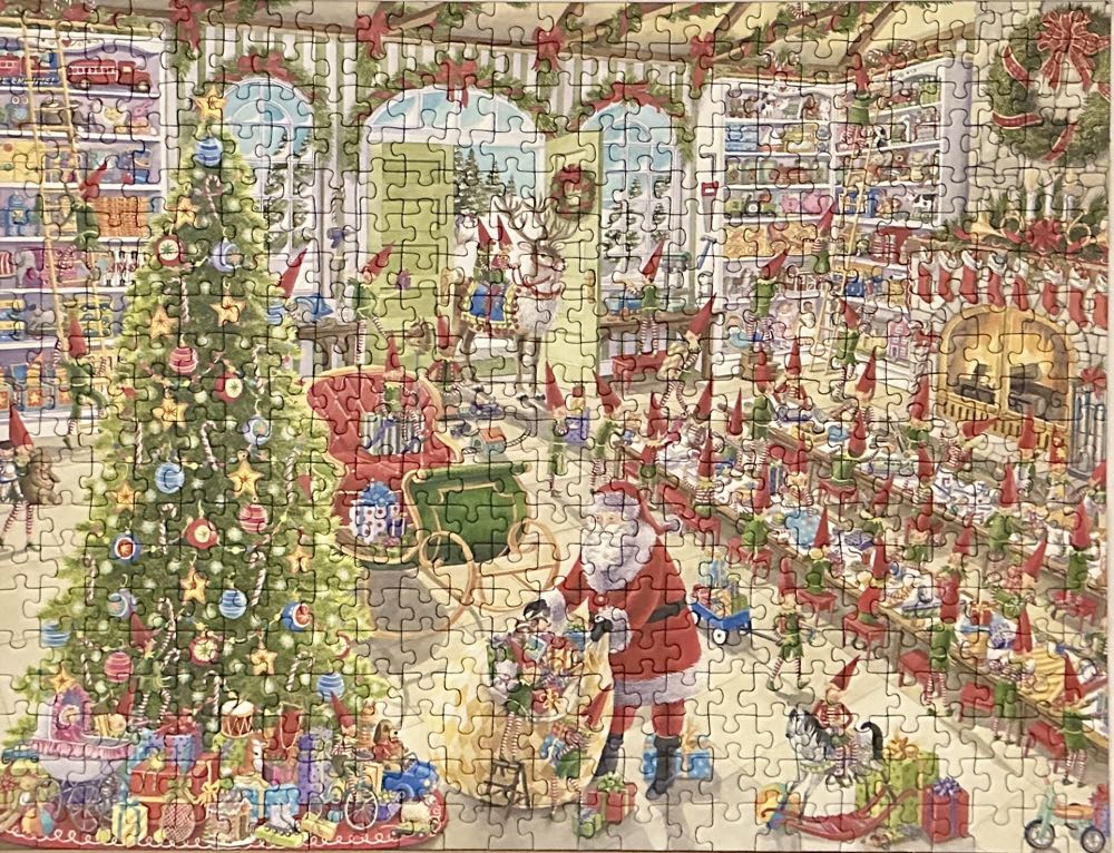 Santa’s Ready (SOLD) - Ravensburger puzzle collectible [Barcode 4005556824489] - Main Image 4