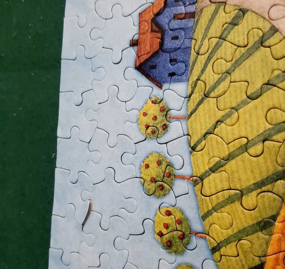 Apple Stand -  Ceaco puzzle collectible [Barcode 021081230131] - Main Image 3