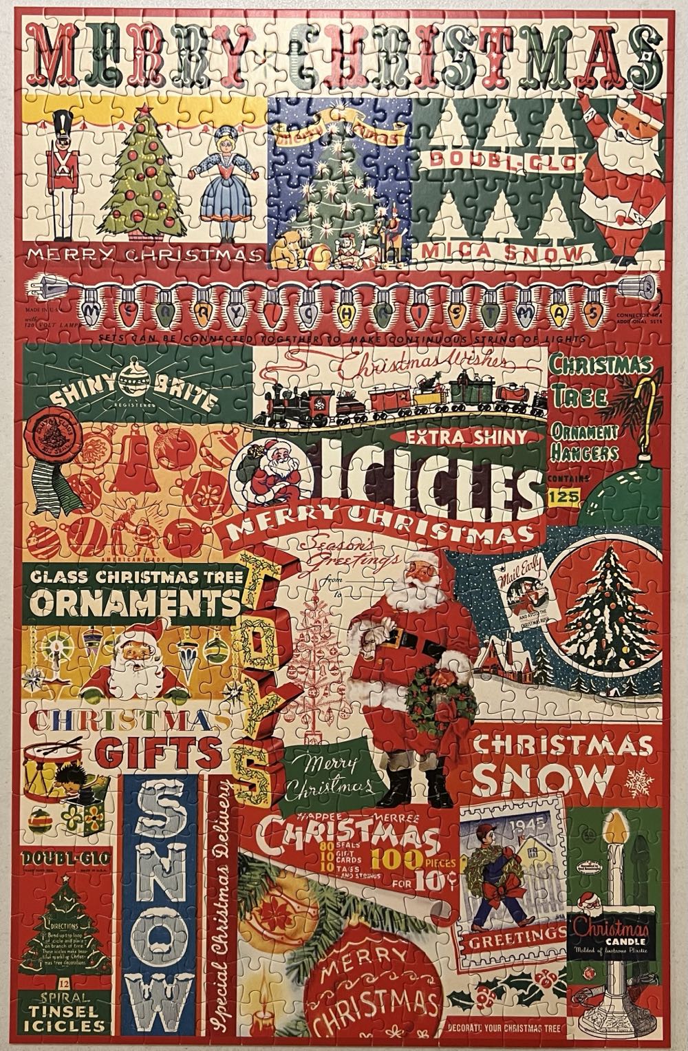Vintage Christmas - Cavallini & Co puzzle collectible [Barcode 9781635448924] - Main Image 3