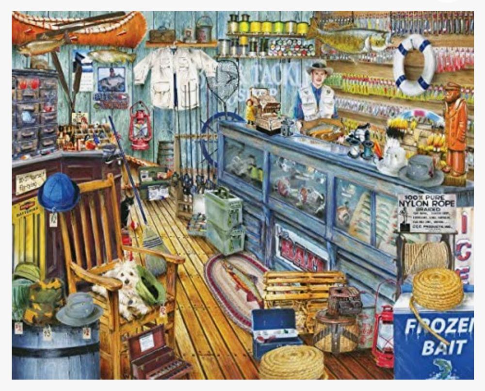 The Bait Shop - Springbok puzzle collectible [Barcode 091683107872] - Main Image 2