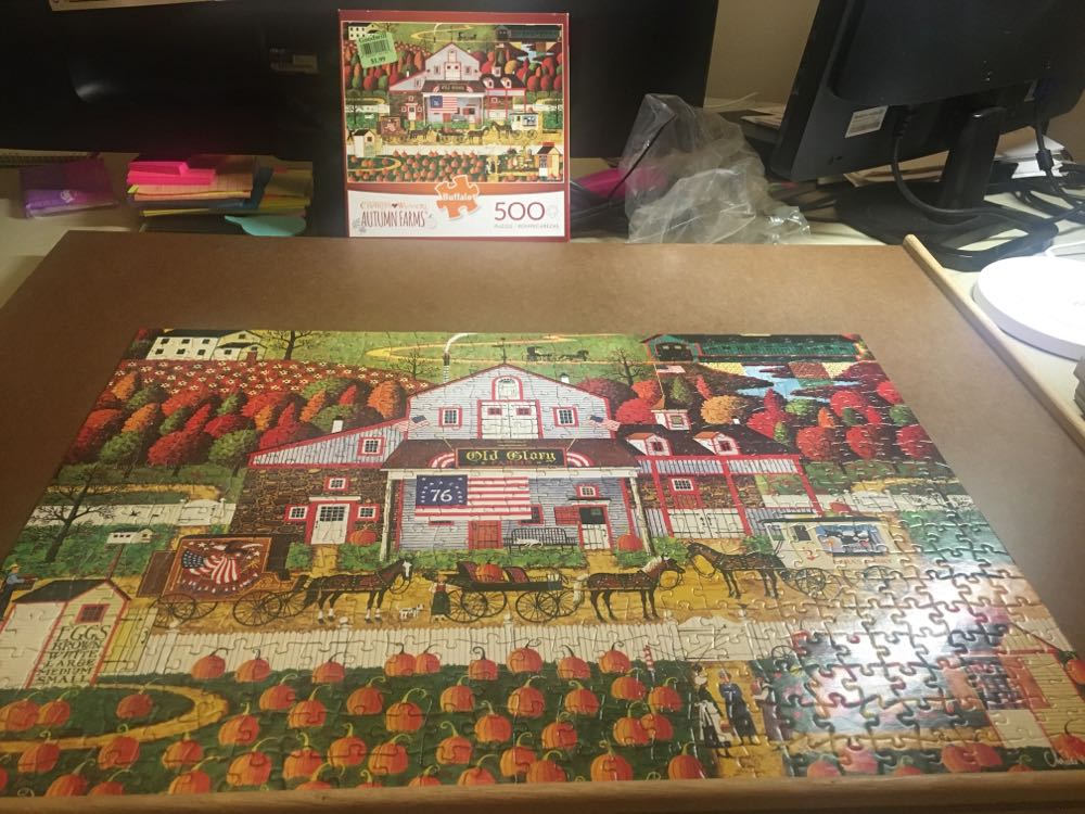 Autumn Farms - Buffalo puzzle collectible [Barcode 079346038718] - Main Image 2