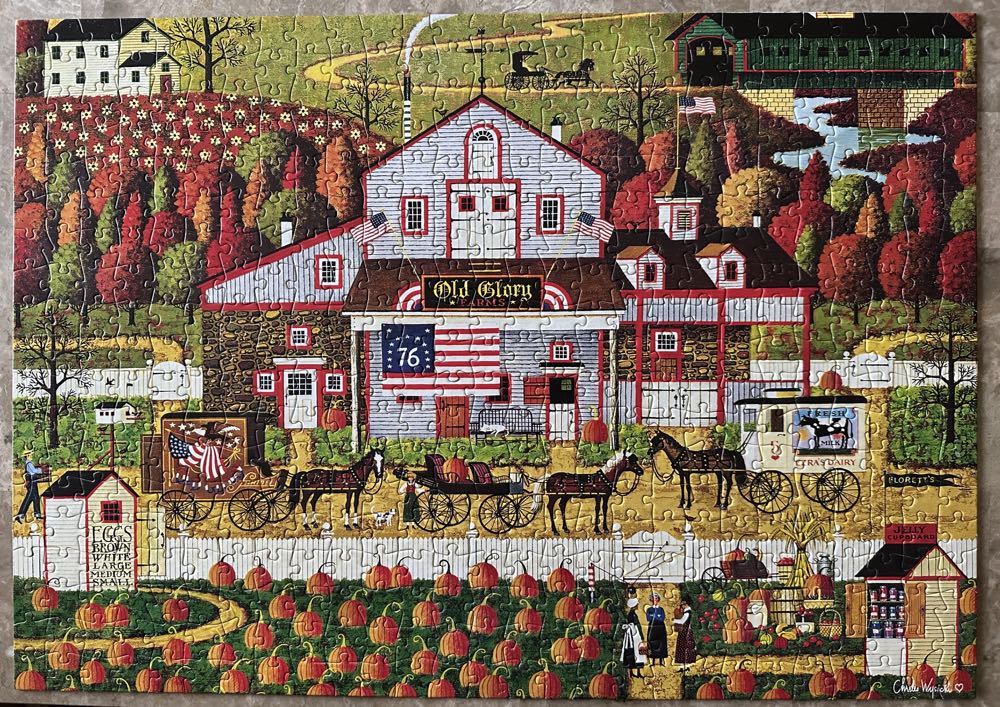 Autumn Farms - Buffalo puzzle collectible [Barcode 079346038718] - Main Image 3