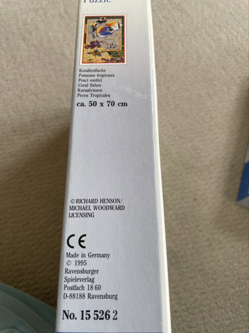 Coral Fishes - Donated - Ravensburger puzzle collectible [Barcode 4005556155262] - Main Image 2