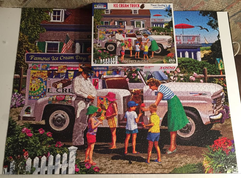 Ice Cream Truck - Sell Later - White Mountain puzzle collectible [Barcode 724819261390] - Main Image 3