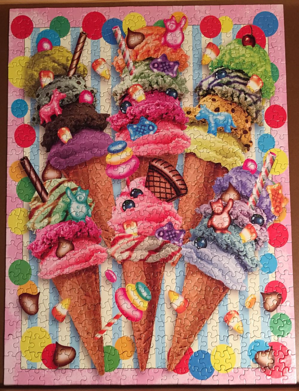 Ice Cream Candy Swirls - White Mountain Puzzles puzzle collectible [Barcode 724819253142] - Main Image 2