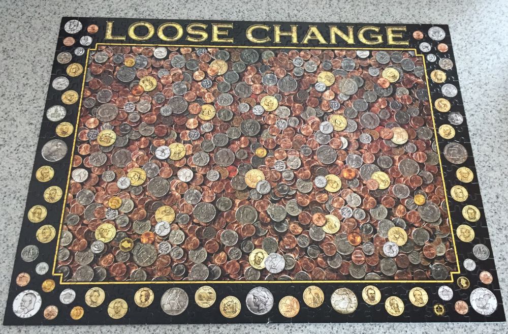 Loose Change. NIB  - White Mountain puzzle collectible [Barcode 724819254156] - Main Image 2
