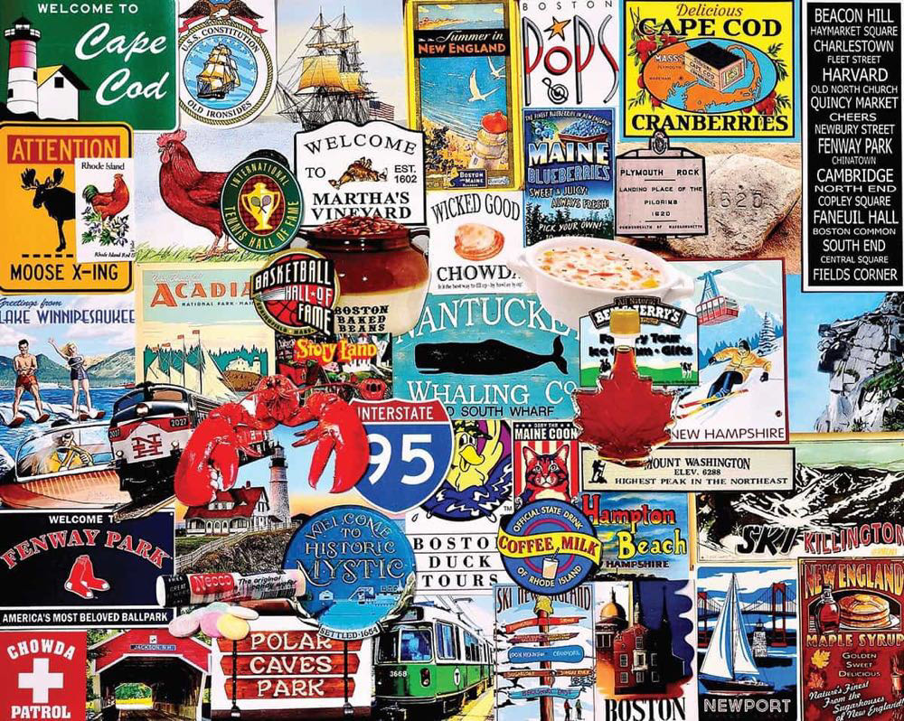 Providence Rhode Island - White Mountain Puzzles puzzle collectible [Barcode 724819247523] - Main Image 2