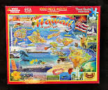 Red Birdhouse and Chickadees