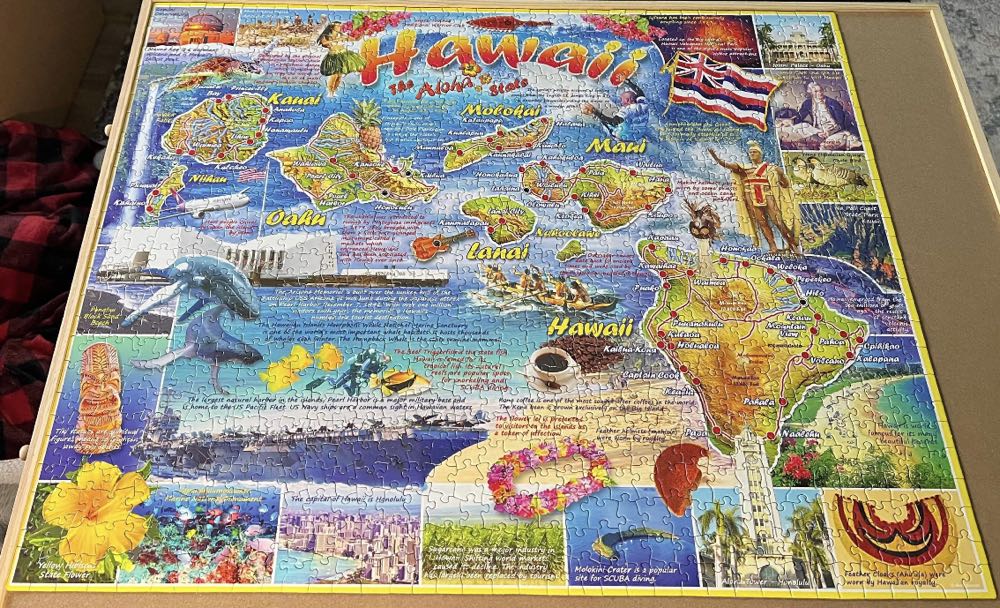 Hawaii-NIB - White Mountain Puzzles puzzle collectible [Barcode 724819257065] - Main Image 2