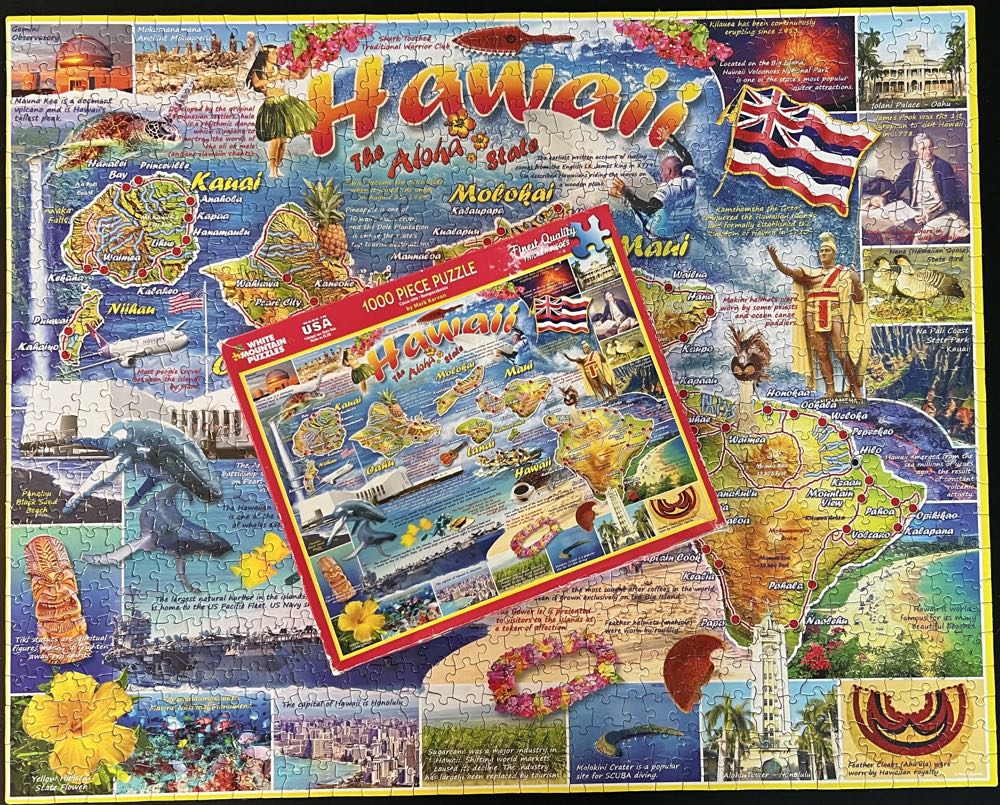 Hawaii-NIB - White Mountain Puzzles puzzle collectible [Barcode 724819257065] - Main Image 4