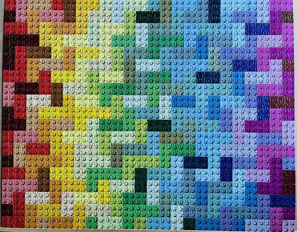 Lego Rainbow Bricks - Chronicle Books puzzle collectible [Barcode 9781797210728] - Main Image 3