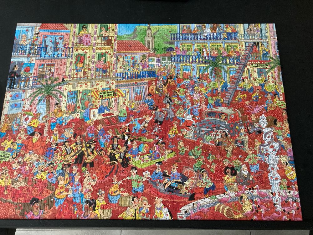 La Tomatina - Jumbo puzzle collectible [Barcode 8710126200438] - Main Image 2