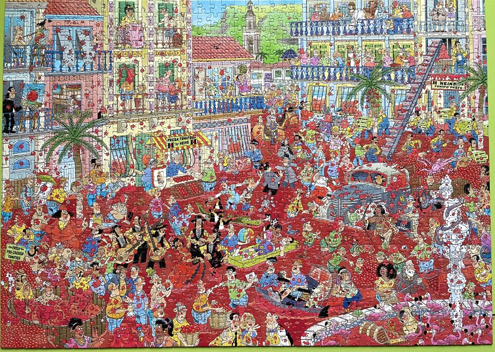 La Tomatina - Jumbo puzzle collectible [Barcode 8710126200438] - Main Image 3