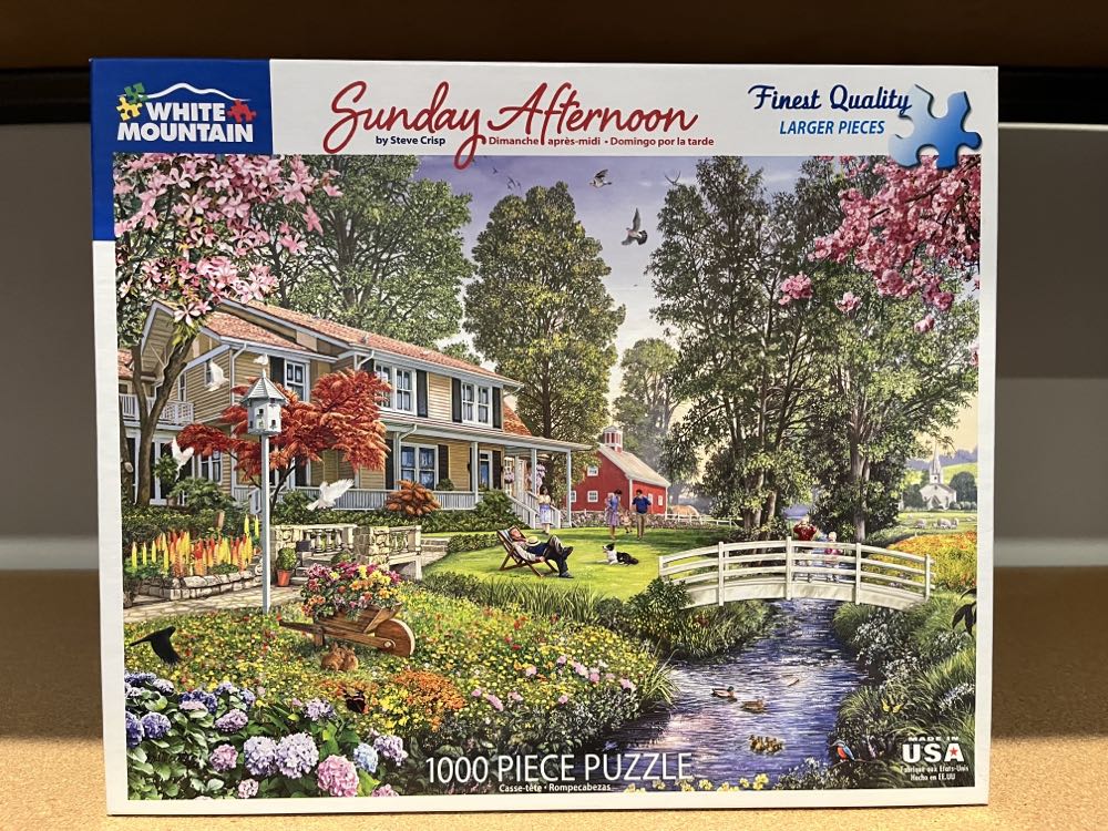 Sunday Afternoon - White Mountain puzzle collectible [Barcode 724819260409] - Main Image 2