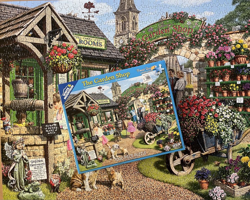 Garden Shop - White Mountain puzzle collectible [Barcode 724819257935] - Main Image 3