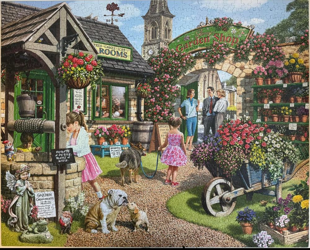 Garden Shop - White Mountain puzzle collectible [Barcode 724819257935] - Main Image 4