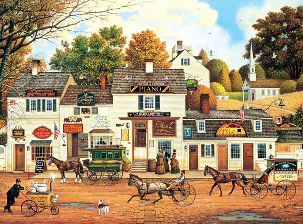 Charles Wysocki: Olde Cape Cod - Buffalo Games 🇺🇸 puzzle collectible [Barcode 079346114313] - Main Image 2