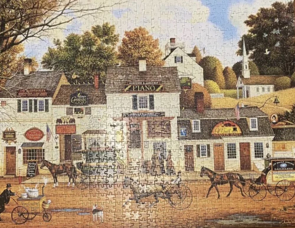 Charles Wysocki: Olde Cape Cod - Buffalo Games 🇺🇸 puzzle collectible [Barcode 079346114313] - Main Image 3