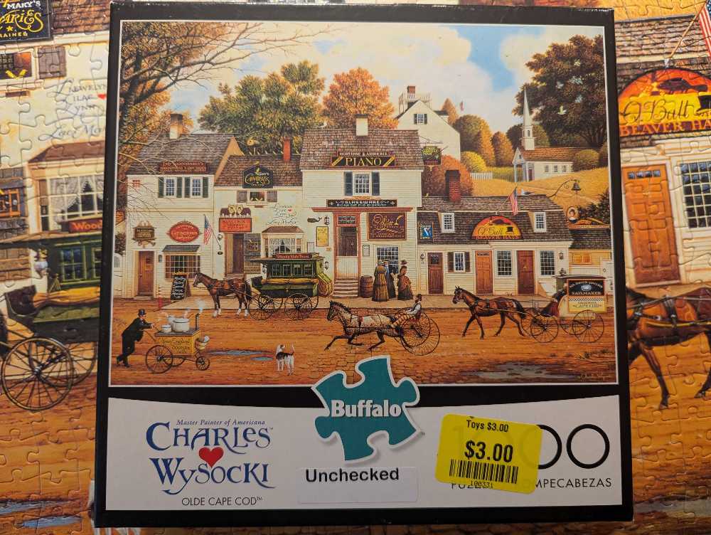 Charles Wysocki: Olde Cape Cod - Buffalo Games 🇺🇸 puzzle collectible [Barcode 079346114313] - Main Image 4