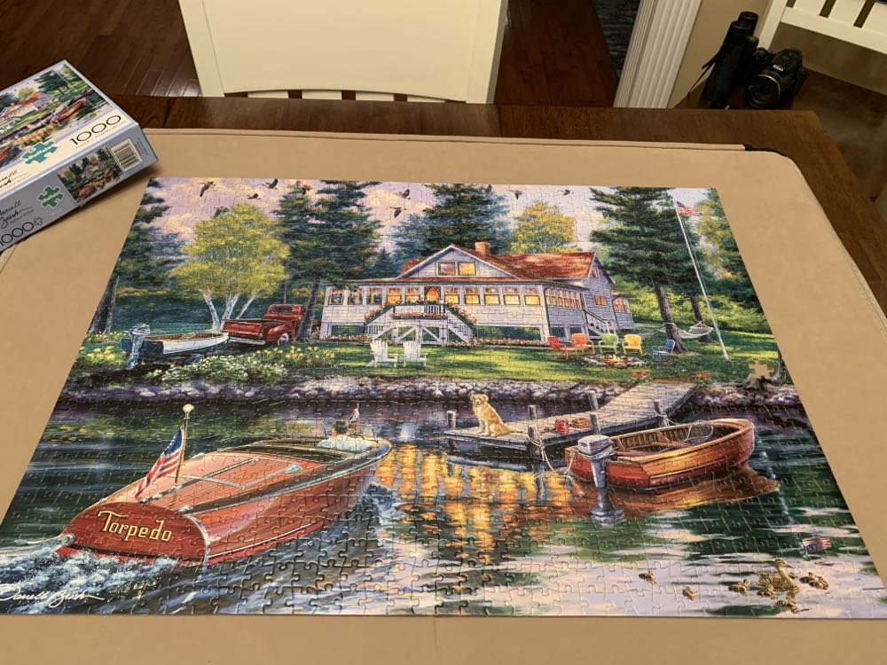 Cottage Retreat - Buffalo Games puzzle collectible [Barcode 079346112432] - Main Image 2
