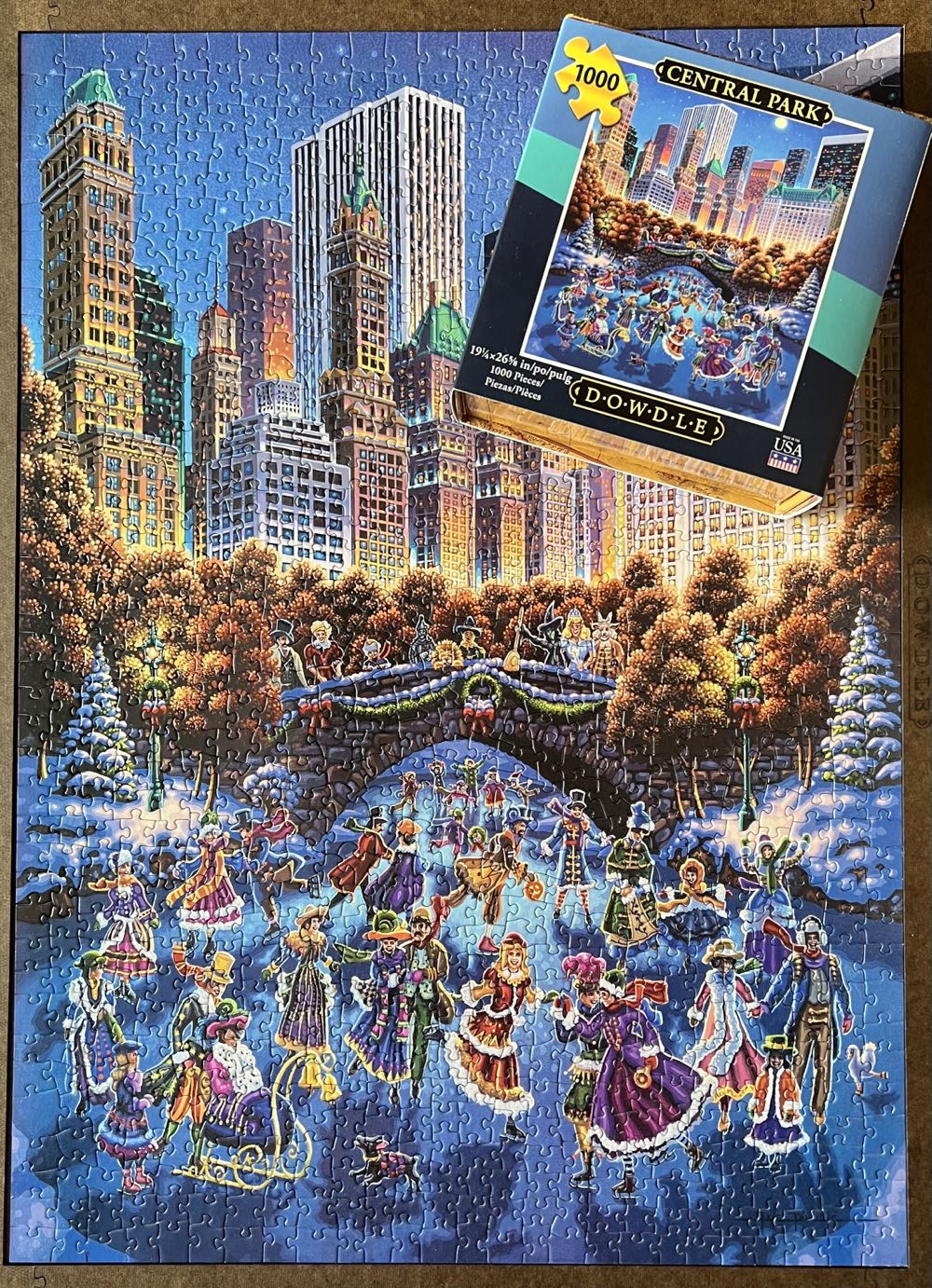 Central Park - For Sale - Dowdle puzzle collectible [Barcode 671095102070] - Main Image 3