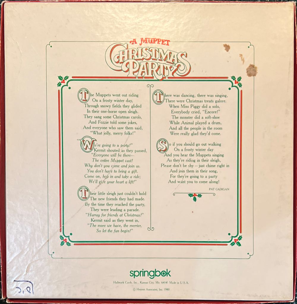 A Muppet Christmas Party - Springbok puzzle collectible - Main Image 2