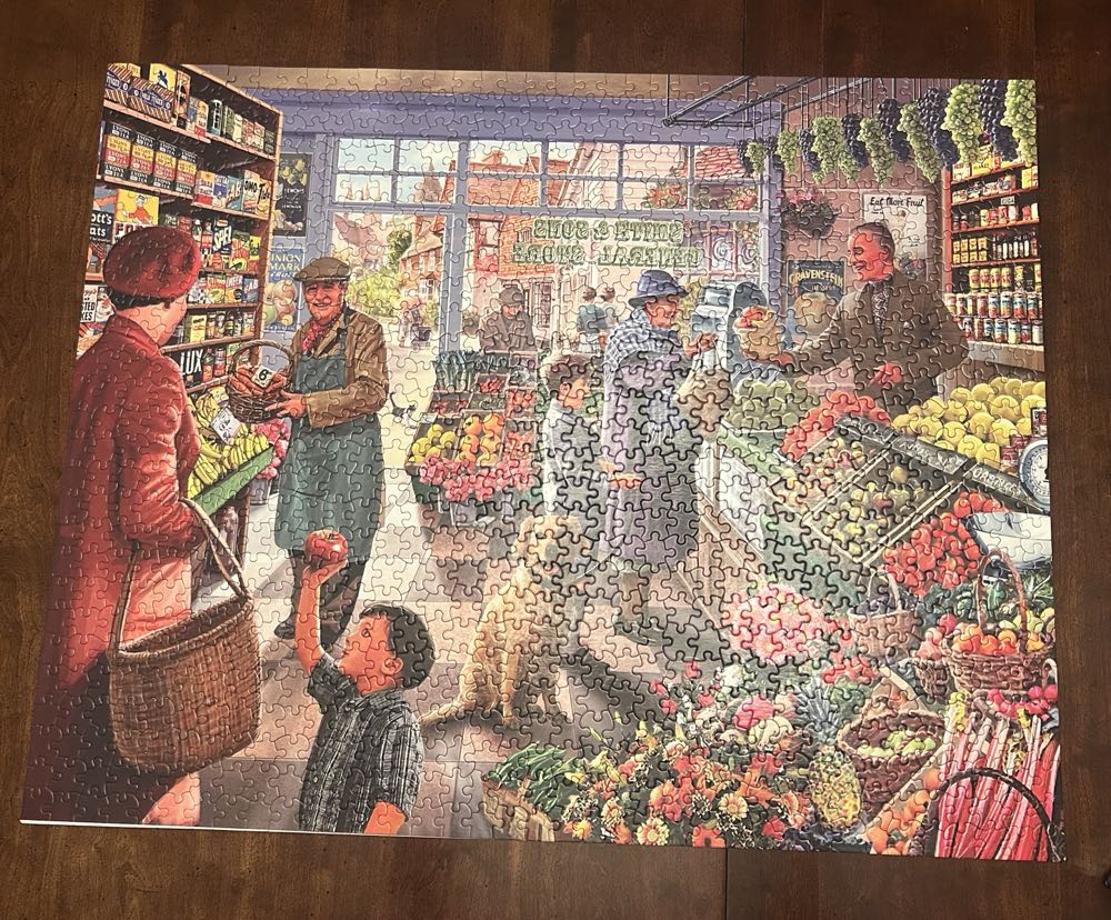 Market Day - White Mountain Puzzles puzzle collectible [Barcode 724819258574] - Main Image 3