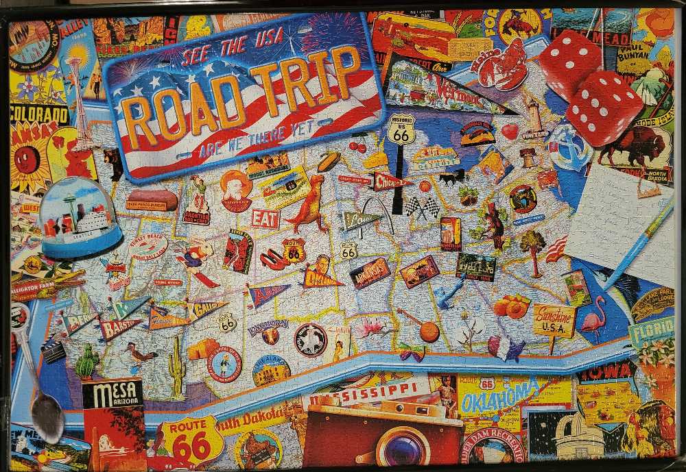 Are We There Yet? - Buffalo Games puzzle collectible [Barcode 079346020836] - Main Image 2