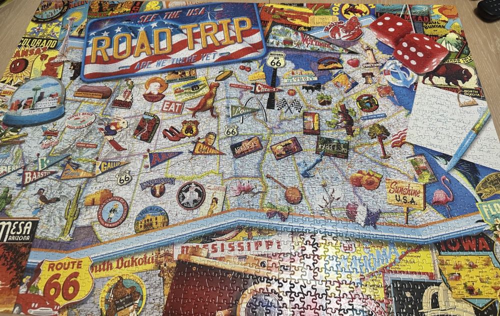 Are We There Yet? - Buffalo Games puzzle collectible [Barcode 079346020836] - Main Image 3