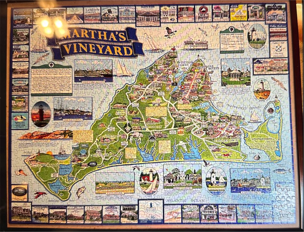 Martha’s Vineyard - White Mountain Puzzles puzzle collectible - Main Image 2
