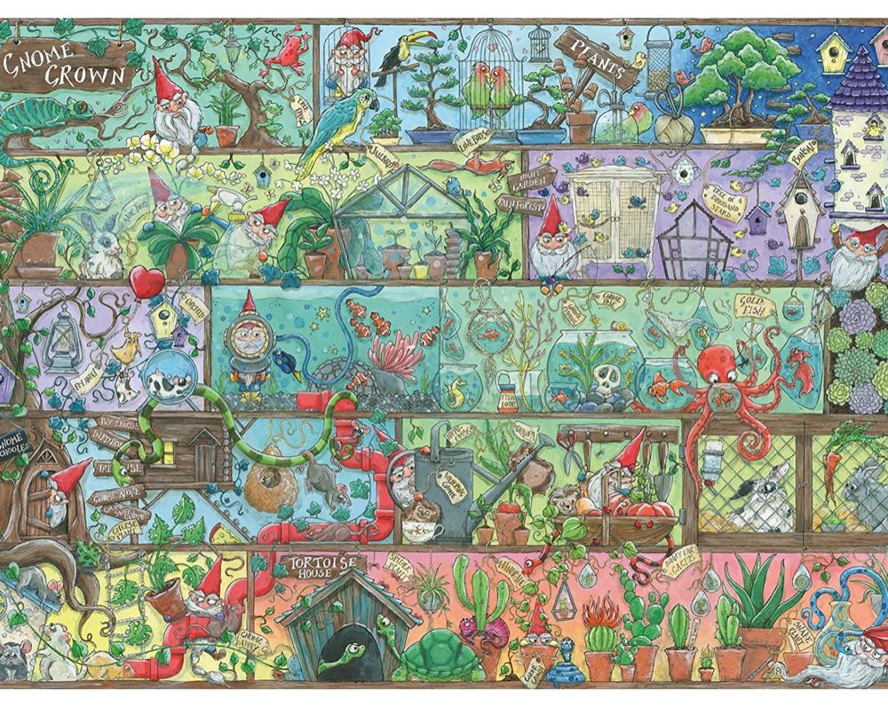 Dwarves On A Shelf Fantasypuzzle Puzzle  16712 8 - Ravensburger puzzle collectible - Main Image 2