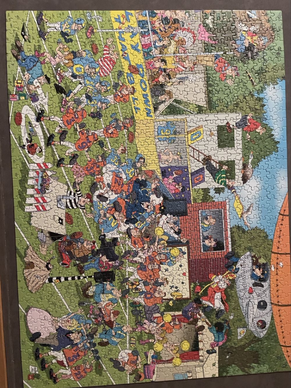 Chaos In The Field - Ceaco puzzle collectible [Barcode 021081331104] - Main Image 3