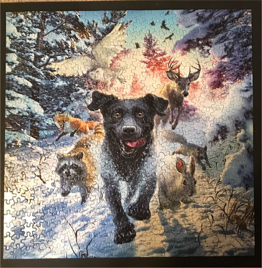 Black Lab - Ceaco puzzle collectible [Barcode 021081240253] - Main Image 3