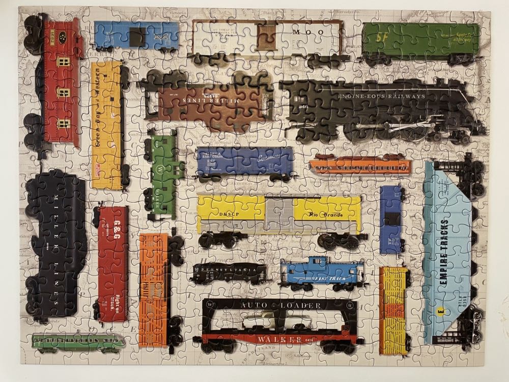 Vintage Toy Trains - Galison puzzle collectible [Barcode 9780735362666] - Main Image 4