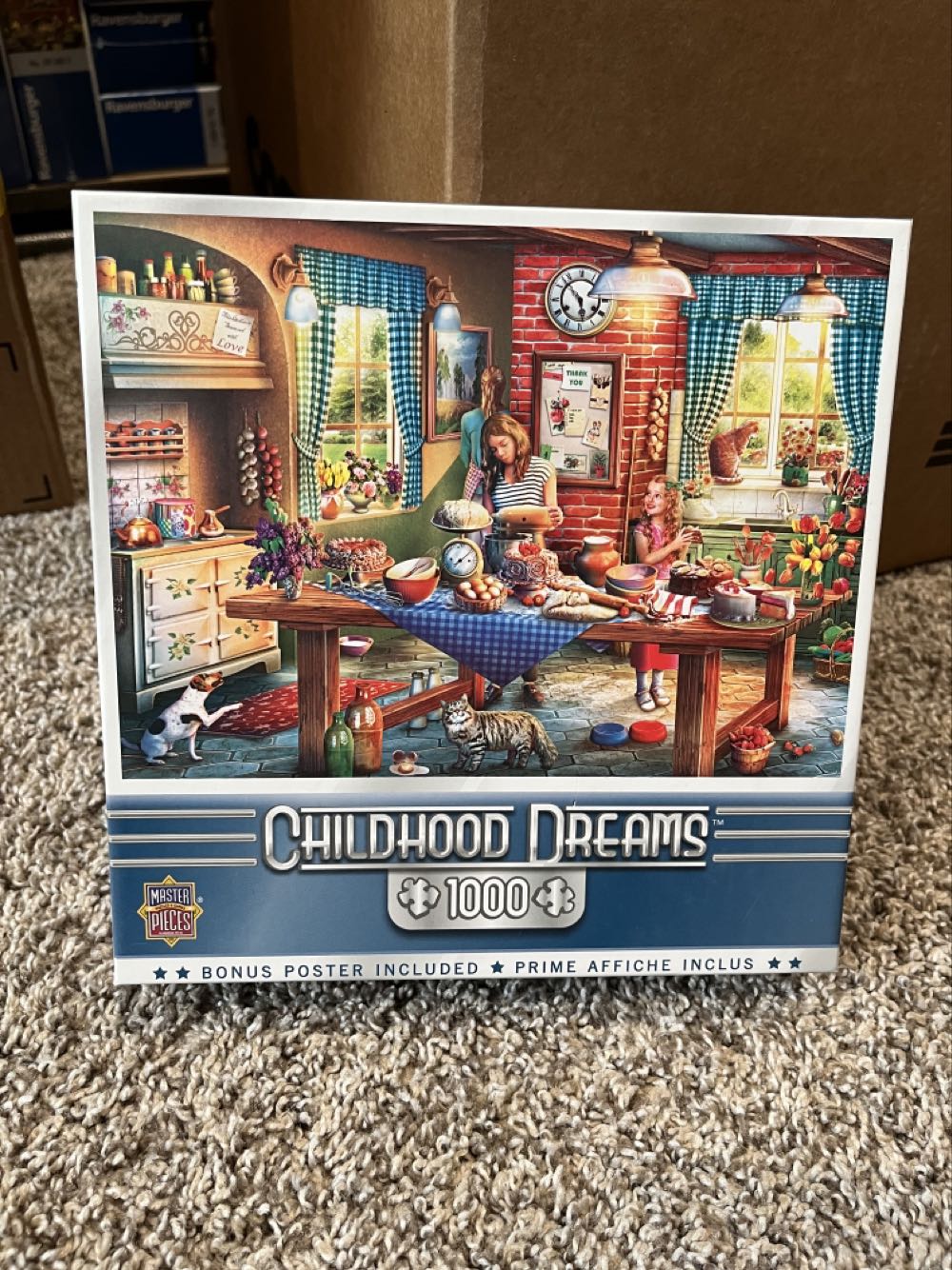 Baking Bread - MasterPieces puzzle collectible [Barcode 705988719431] - Main Image 2