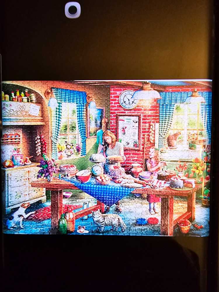 Baking Bread - MasterPieces puzzle collectible [Barcode 705988719431] - Main Image 3